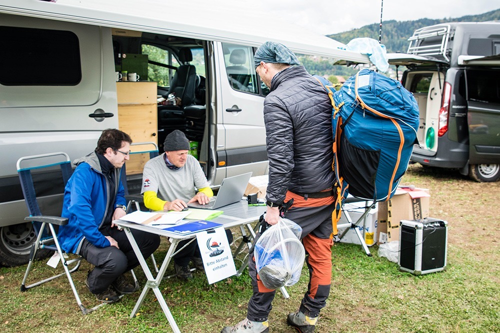 Black Forest X Trophy am Kandel. Die Anmeldung der Teilnehmer